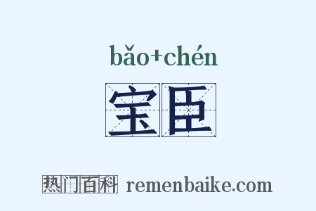宝臣是什么意思的图片